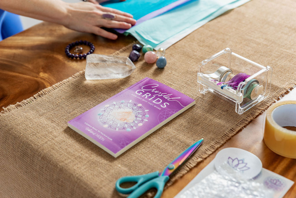 May the Quartz Be with You packing order with Crystal Grids book by Hibiscus Moon